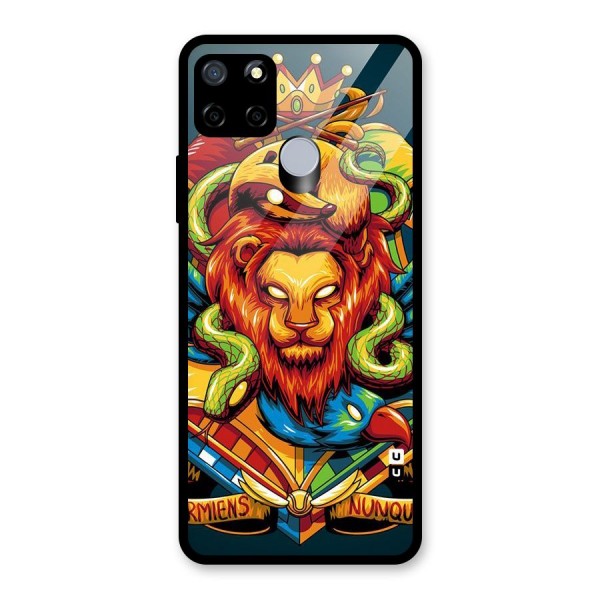 Animal Art Glass Back Case for Realme C15