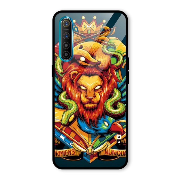 Animal Art Glass Back Case for Realme XT