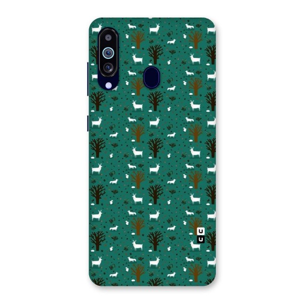 Animal Grass Pattern Back Case for Galaxy A60