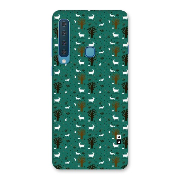 Animal Grass Pattern Back Case for Galaxy A9 (2018)