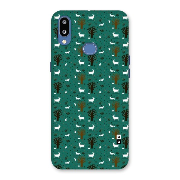 Animal Grass Pattern Back Case for Galaxy M01s