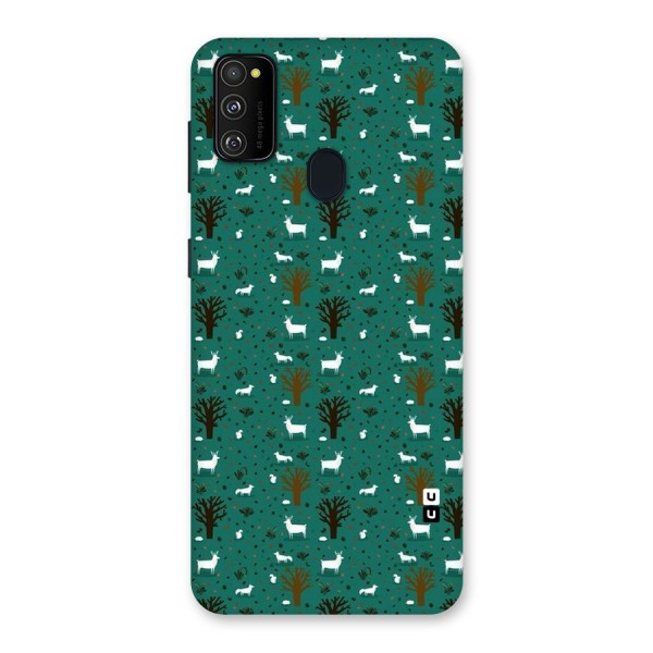 Animal Grass Pattern Back Case for Galaxy M21