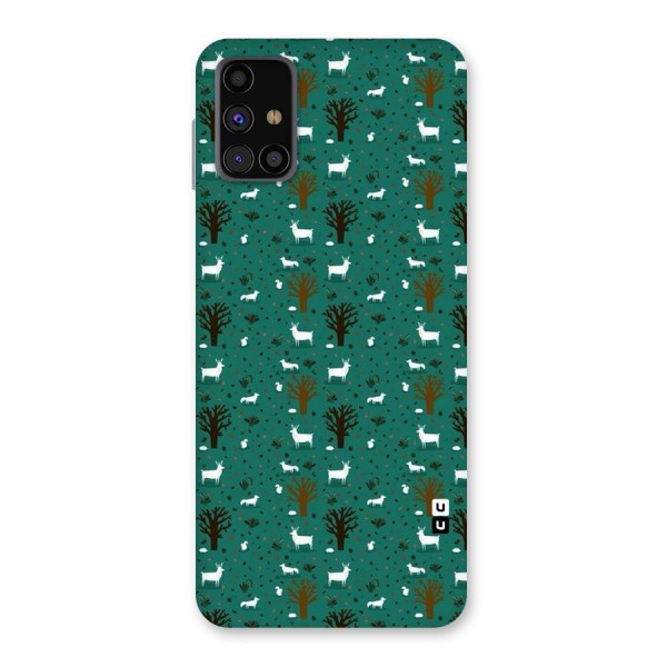 Animal Grass Pattern Back Case for Galaxy M31s