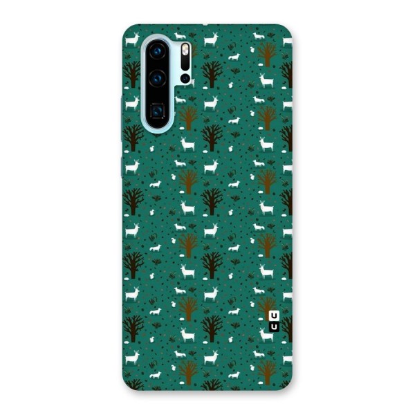 Animal Grass Pattern Back Case for Huawei P30 Pro