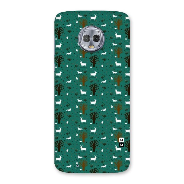 Animal Grass Pattern Back Case for Moto G6