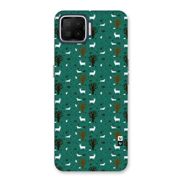 Animal Grass Pattern Back Case for Oppo F17