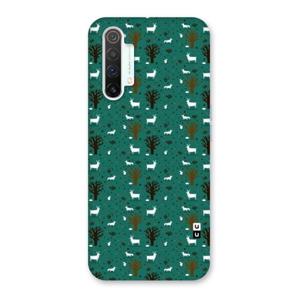 Animal Grass Pattern Back Case for Realme X3