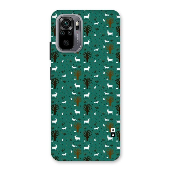 Animal Grass Pattern Back Case for Redmi Note 10