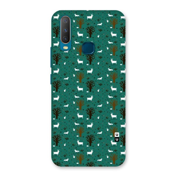 Animal Grass Pattern Back Case for Vivo U10