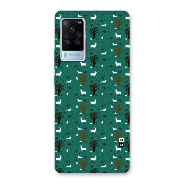 Animal Grass Pattern Back Case for Vivo X60 Pro