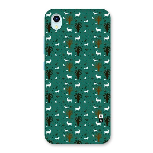 Animal Grass Pattern Back Case for Vivo Y1s