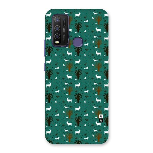 Animal Grass Pattern Back Case for Vivo Y30