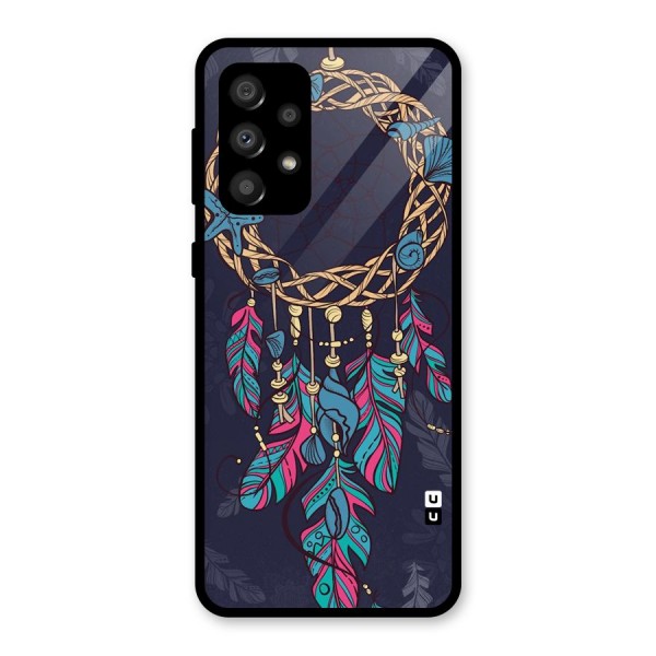 Animated Dream Catcher Glass Back Case for Galaxy A32