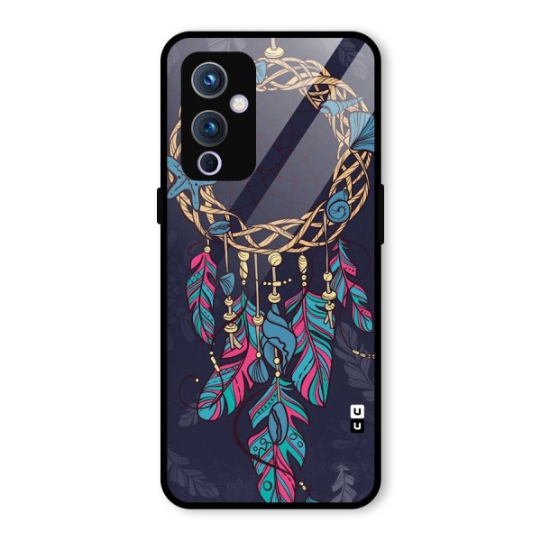 Animated Dream Catcher Glass Back Case for OnePlus 9