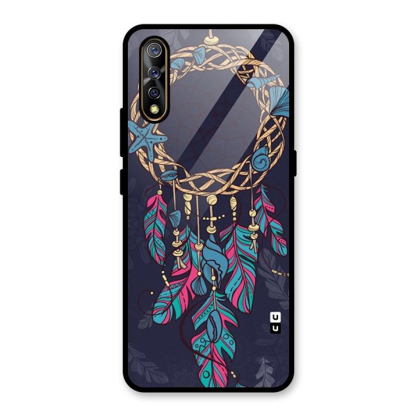 Animated Dream Catcher Glass Back Case for Vivo S1