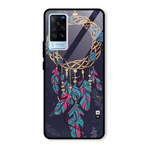 Animated Dream Catcher Glass Back Case for Vivo X60