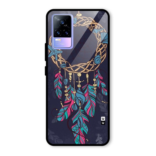 Animated Dream Catcher Glass Back Case for Vivo Y73