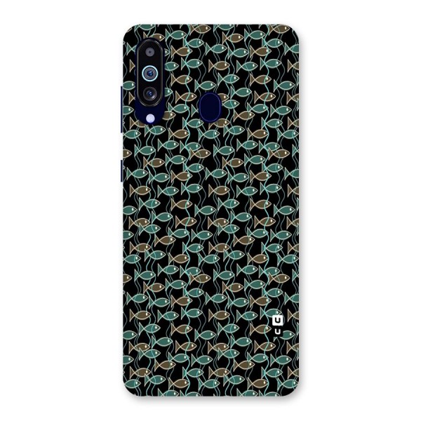 Animated Fishes Art Pattern Back Case for Galaxy A60