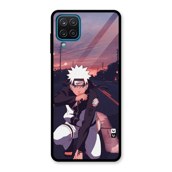 Anime Naruto Aesthetic Glass Back Case for Galaxy A12