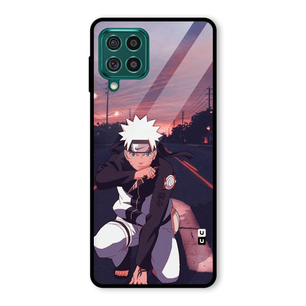 Anime Naruto Aesthetic Glass Back Case for Galaxy F62