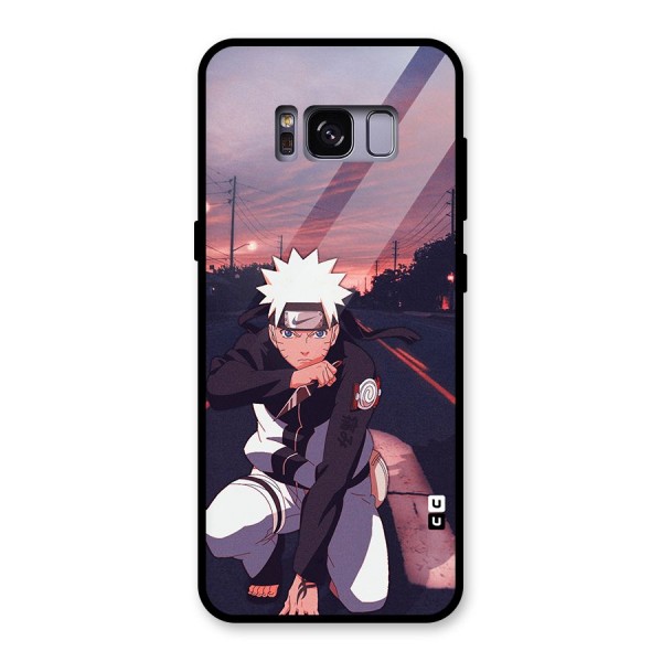 Anime Naruto Aesthetic Glass Back Case for Galaxy S8