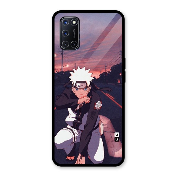 Anime Naruto Aesthetic Glass Back Case for Oppo A52