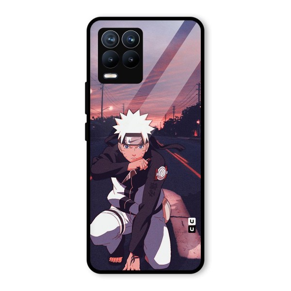 Anime Naruto Aesthetic Glass Back Case for Realme 8