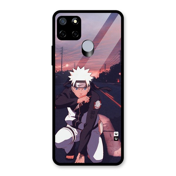 Anime Naruto Aesthetic Glass Back Case for Realme C12