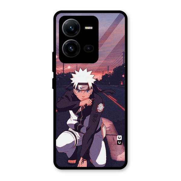 Anime Naruto Aesthetic Glass Back Case for Vivo V25