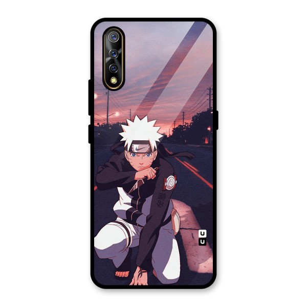 Anime Naruto Aesthetic Glass Back Case for Vivo Z1x