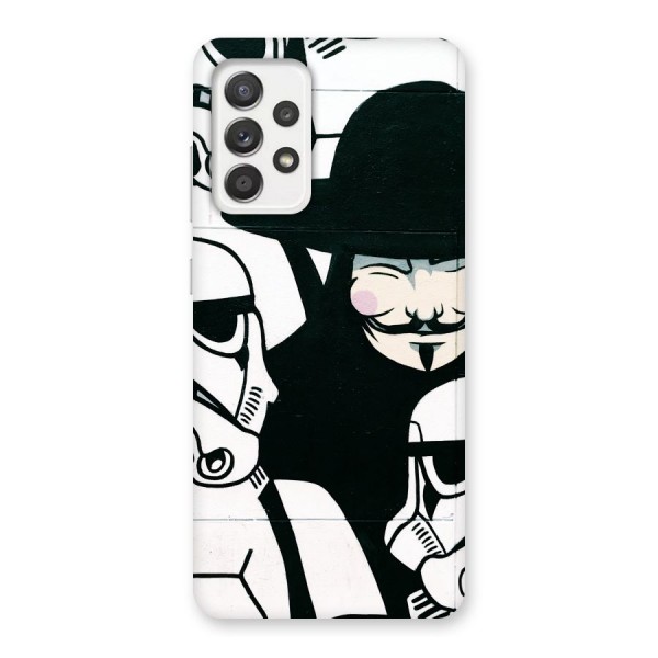 Anonymous Hat Back Case for Galaxy A52