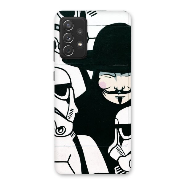 Anonymous Hat Back Case for Galaxy A72