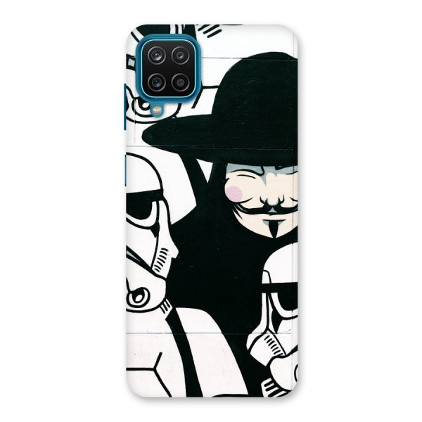 Anonymous Hat Back Case for Galaxy F12