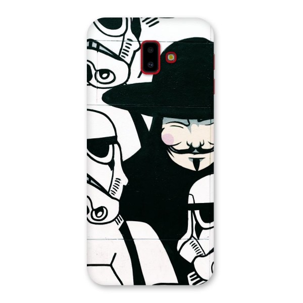 Anonymous Hat Back Case for Galaxy J6 Plus