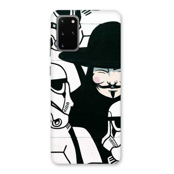 Anonymous Hat Back Case for Galaxy S20 Plus