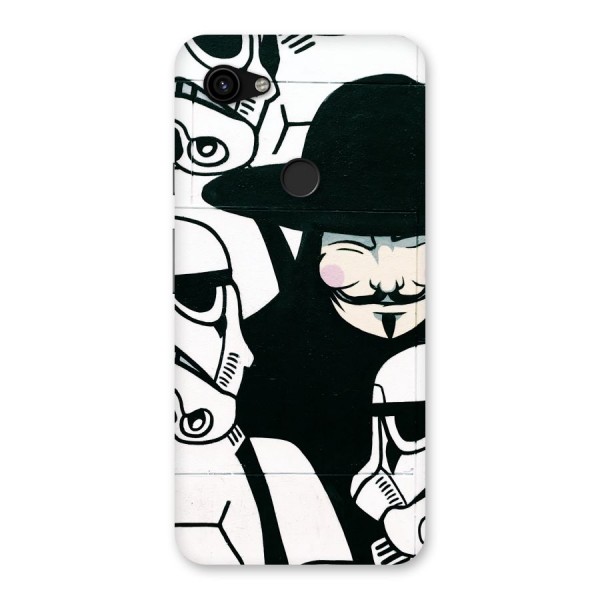 Anonymous Hat Back Case for Google Pixel 3a XL