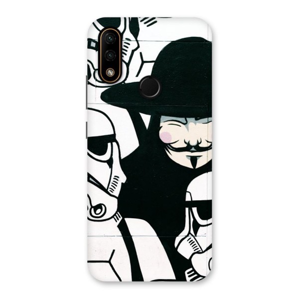 Anonymous Hat Back Case for Lenovo A6 Note