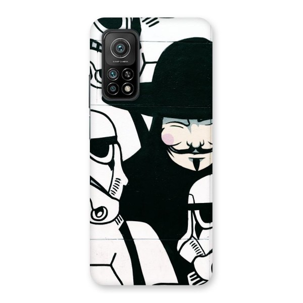 Anonymous Hat Back Case for Mi 10T Pro 5G