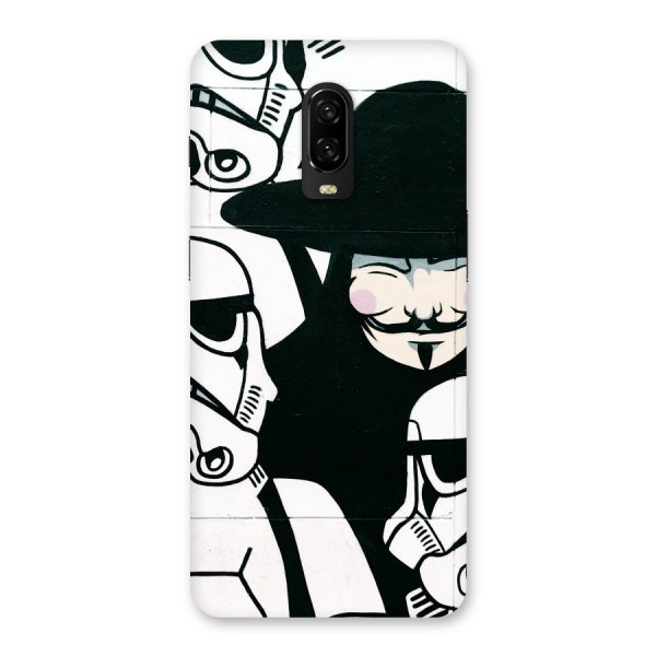 Anonymous Hat Back Case for OnePlus 6T