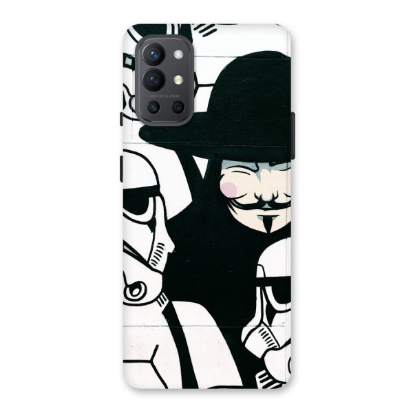 Anonymous Hat Back Case for OnePlus 9R