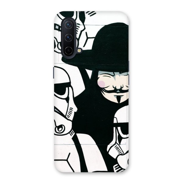 Anonymous Hat Back Case for OnePlus Nord CE 5G