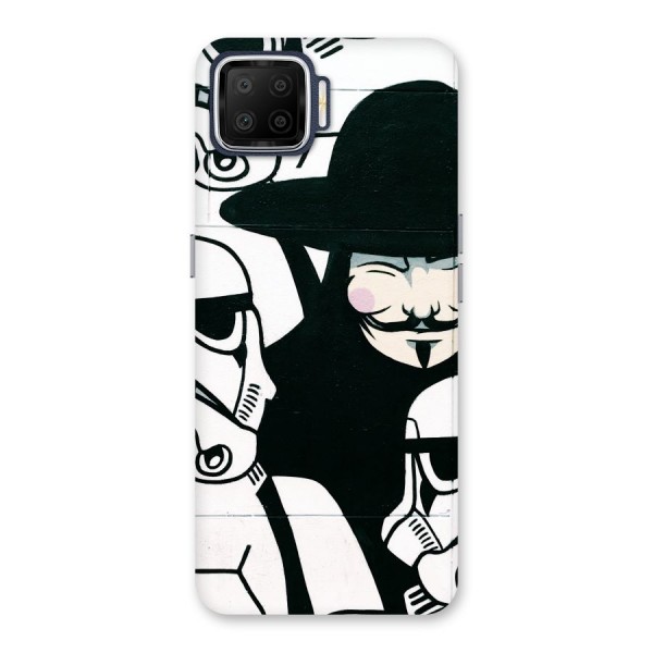 Anonymous Hat Back Case for Oppo F17