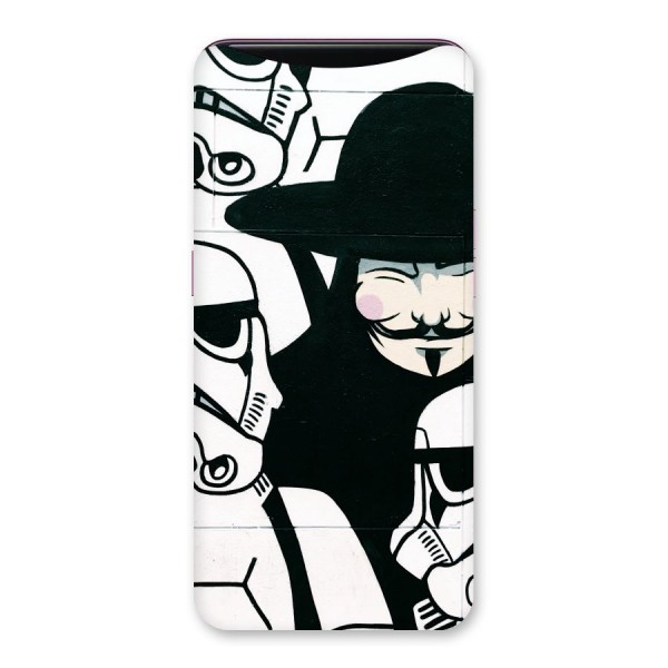 Anonymous Hat Back Case for Oppo Find X