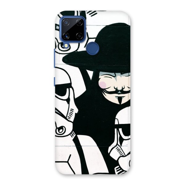 Anonymous Hat Back Case for Realme C12