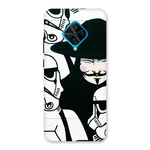 Anonymous Hat Back Case for Vivo S1 Pro