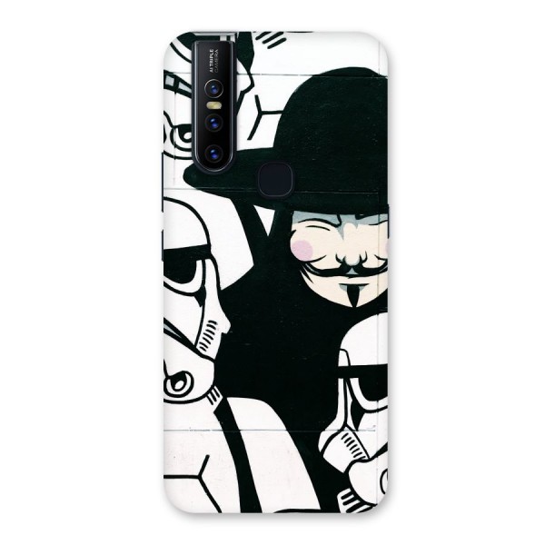 Anonymous Hat Back Case for Vivo V15