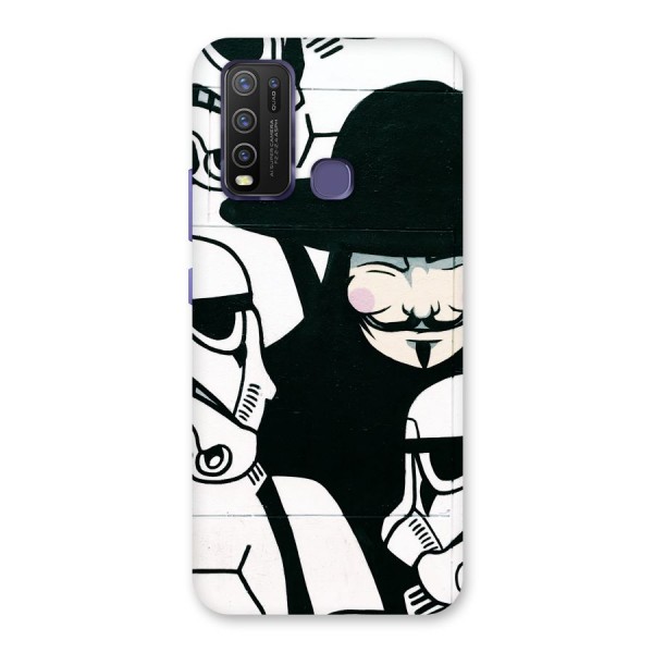 Anonymous Hat Back Case for Vivo Y30