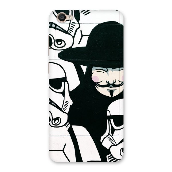 Anonymous Hat Back Case for Vivo Y55s