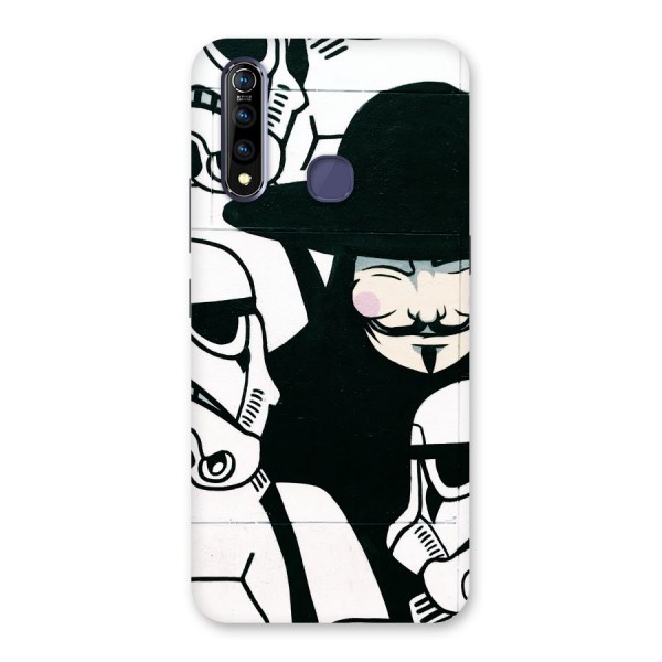 Anonymous Hat Back Case for Vivo Z1 Pro