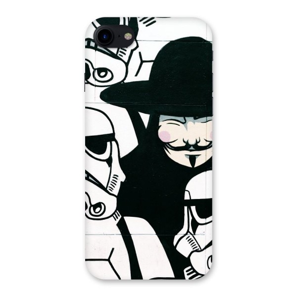 Anonymous Hat Back Case for iPhone SE 2020